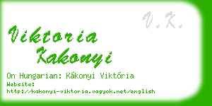 viktoria kakonyi business card