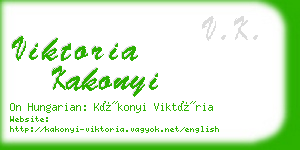 viktoria kakonyi business card